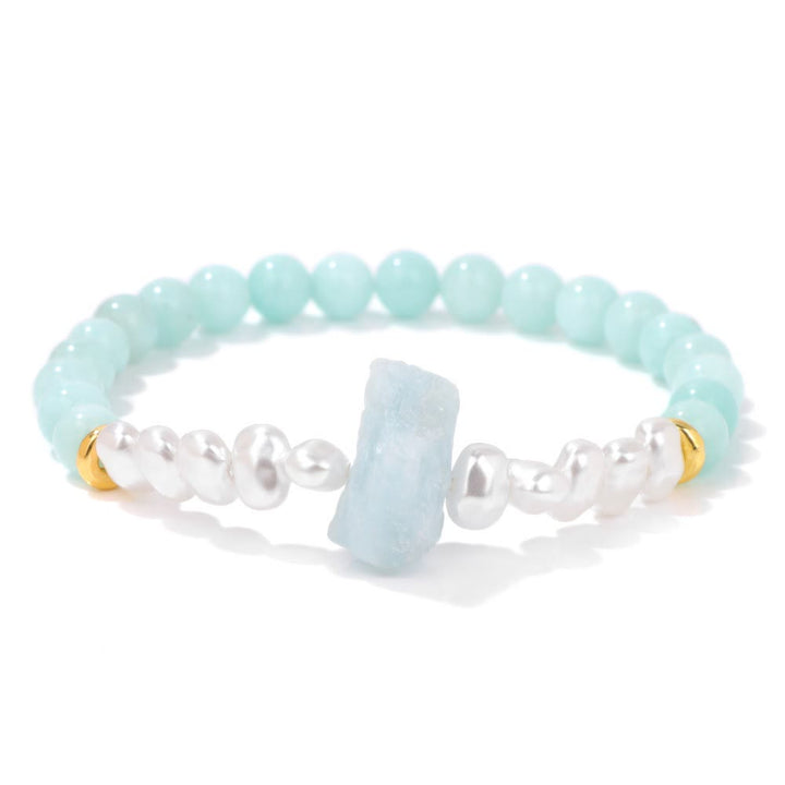 Natural Crystal Beads Bracelet - Eline-Amazonite-State of Style