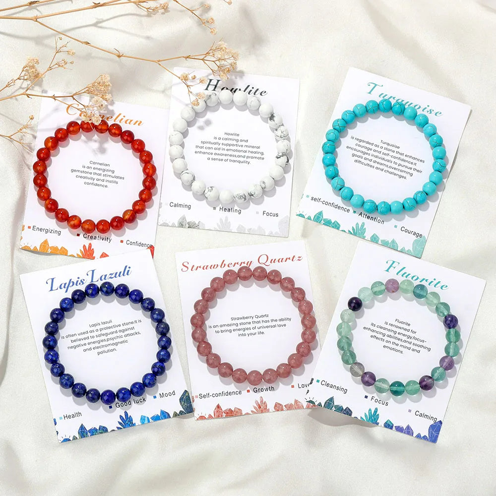 Natural Crystal Healing Energy Bracelet - Aria-Amazonite-State of Style