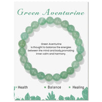 Natural Crystal Healing Energy Bracelet - Aria-Green Aventurine-State of Style