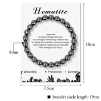 Natural Crystal Healing Energy Bracelet - Aria-Hematite-State of Style