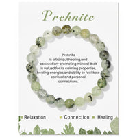 Natural Crystal Healing Energy Bracelet - Aria-Prehnite-State of Style