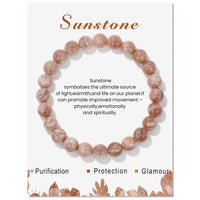 Natural Crystal Healing Energy Bracelet - Aria-Sunstone-State of Style
