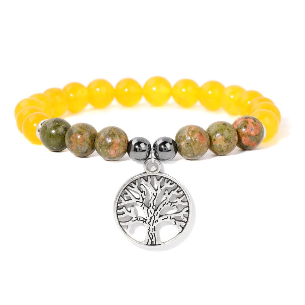 Natural Crystal Tree of Life Bracelet - Mila-Citrien & Unakiet-State of Style