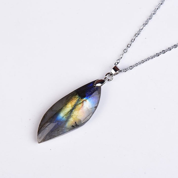Natural Energy Stone Pendant Necklace-State of Style