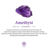 Natural Gemstone Cross Necklace - Seraphina-Amethyst-State of Style