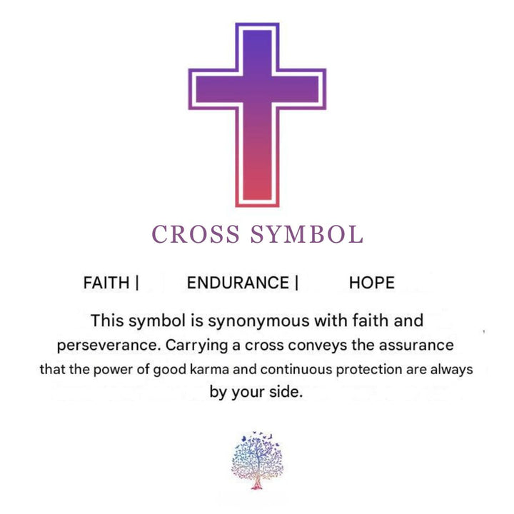 Natural Gemstone Cross Necklace - Seraphina-Amethyst-State of Style