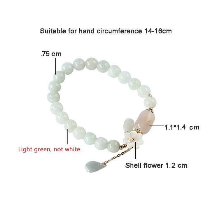 NATURAL JADE AND AGATE STONE BRACELET-State of Style