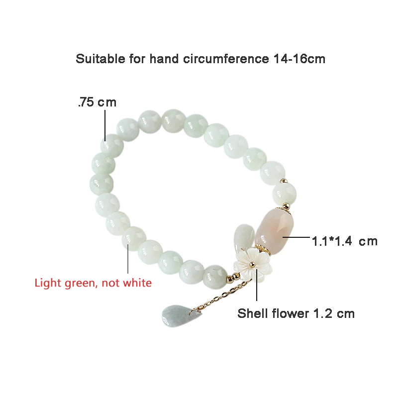 NATURAL JADE AND AGATE STONE BRACELET-State of Style