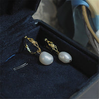 Natural Pearl Earrings - Vivienne-State of Style