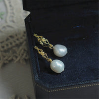 Natural Pearl Earrings - Vivienne-State of Style