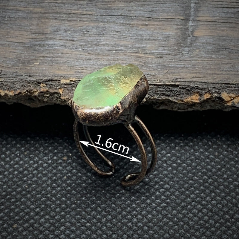 Natural Raw Birthstone Ring - Selina-January: Garnet-State of Style