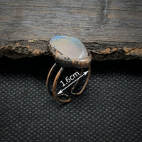 Natural Raw Birthstone Ring - Selina-January: Garnet-State of Style