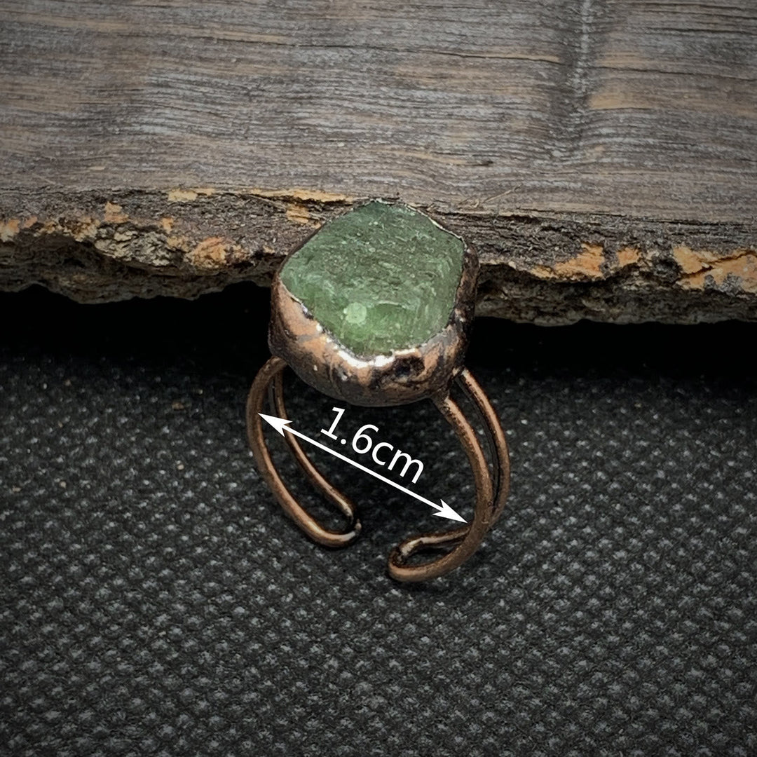 Natural Raw Birthstone Ring - Selina-January: Garnet-State of Style