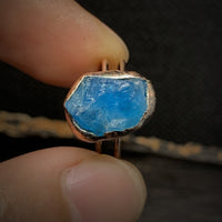 Natural Raw Birthstone Ring - Selina-January: Garnet-State of Style