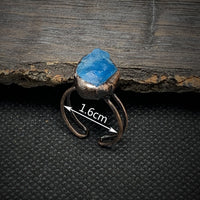 Natural Raw Birthstone Ring - Selina-January: Garnet-State of Style