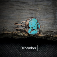 Natural Raw Birthstone Ring - Selina-January: Garnet-State of Style