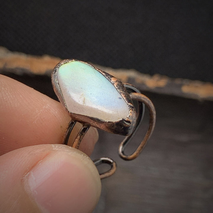 Natural Raw Birthstone Ring - Selina-June: Opal-State of Style