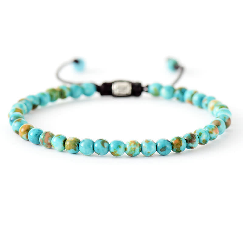 Natural Stone Pearl Adjustable Braided Bracelet – Aisha-Imperial Stone-State of Style