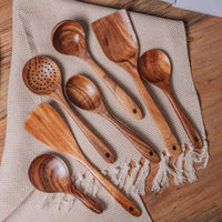 Natural Wooden Kitchen Set - RustiCook-Set of 4 pieces-State of Style