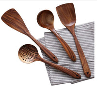 Natural Wooden Kitchen Set - RustiCook-Set of 4 pieces-State of Style