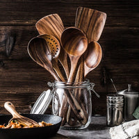 Natural Wooden Kitchen Set - RustiCook-Set of 4 pieces-State of Style