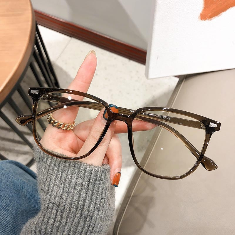 Nearsighted Dioptre Glasses with Blue Light Protection - FocusFrame-Cool Tan-0 (Anti-Blue)-State of Style