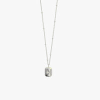 Necklace with Zirconia Stone - Celeste-Silver-State of Style