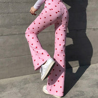 NeeltjesPants | Heart Print Trousers for Women-S-State of Style