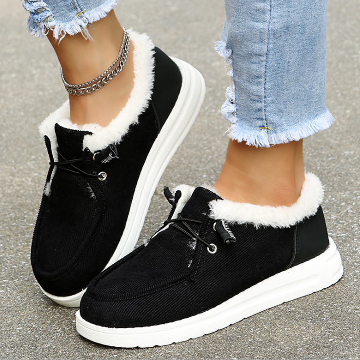 Ladies' Slip-On Winter Shoes with Plush Lining – Maren