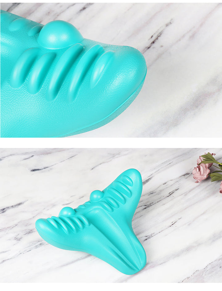 NEK EN SCHOUDER STRETCHER - CERVICALE TRACTIE MASSAGEKUSSEN VOOR WERVELUITLIJNING-Blauw-State of Style