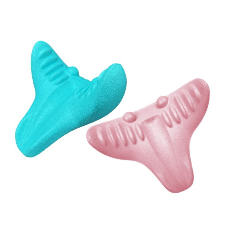 NEK EN SCHOUDER STRETCHER - CERVICALE TRACTIE MASSAGEKUSSEN VOOR WERVELUITLIJNING-Blauw-State of Style