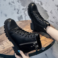 NelkeBoots – Stylish Zipped Boots for Women-Black-4.5-State of Style