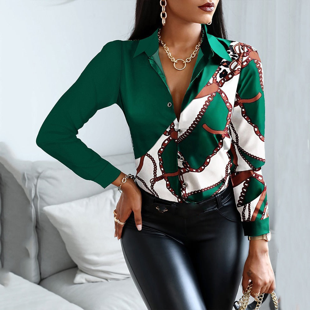 NellekeBlouse – Elegant & Stylish Women's Blouse-Auburn-S-State of Style