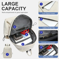 Lightweight Water-Resistant Laptop Backpack with Multi-Pockets – 15.6” TravelPro Series