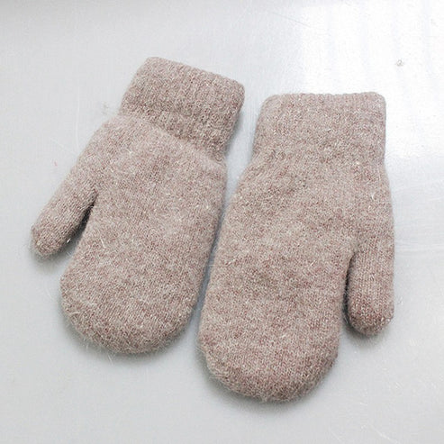 Nessa Plush Mittens | Warm & Stylish for Cold Winter Days-Camel-State of Style