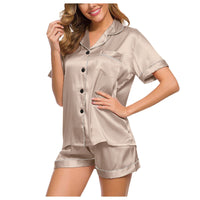 NessasPyjama – Luxurious Satin Pyjamas for Women-Gold-M-State of Style