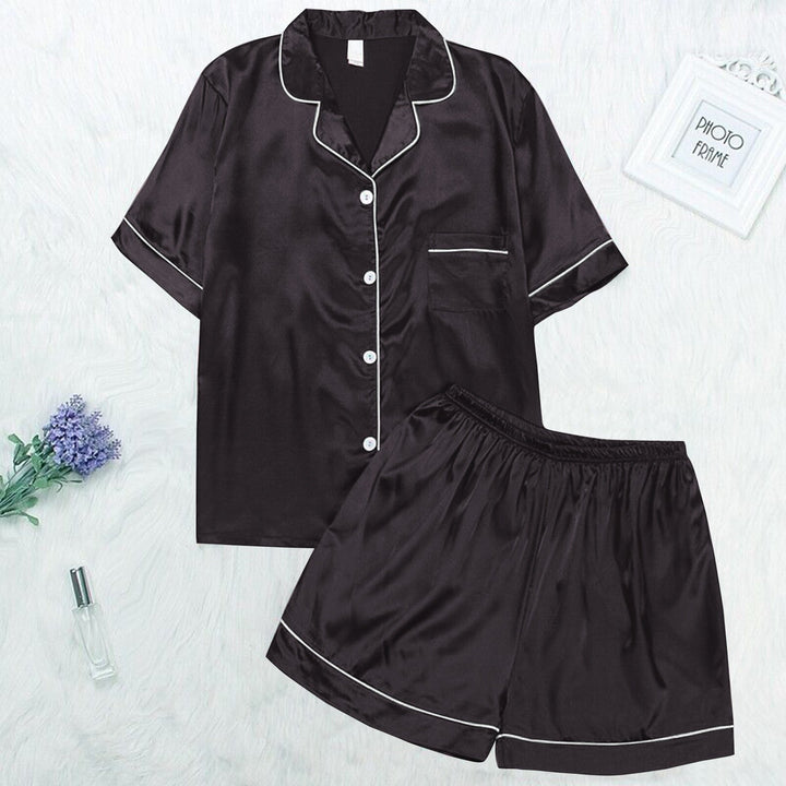 NessasPyjama – Luxurious Satin Pyjamas for Women-Marine-M-State of Style