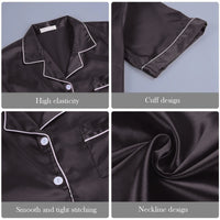 NessasPyjama – Luxurious Satin Pyjamas for Women-Marine-M-State of Style