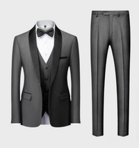 Nice 3-piece Men's Set - Adrian-Dark Grey-S-State of Style