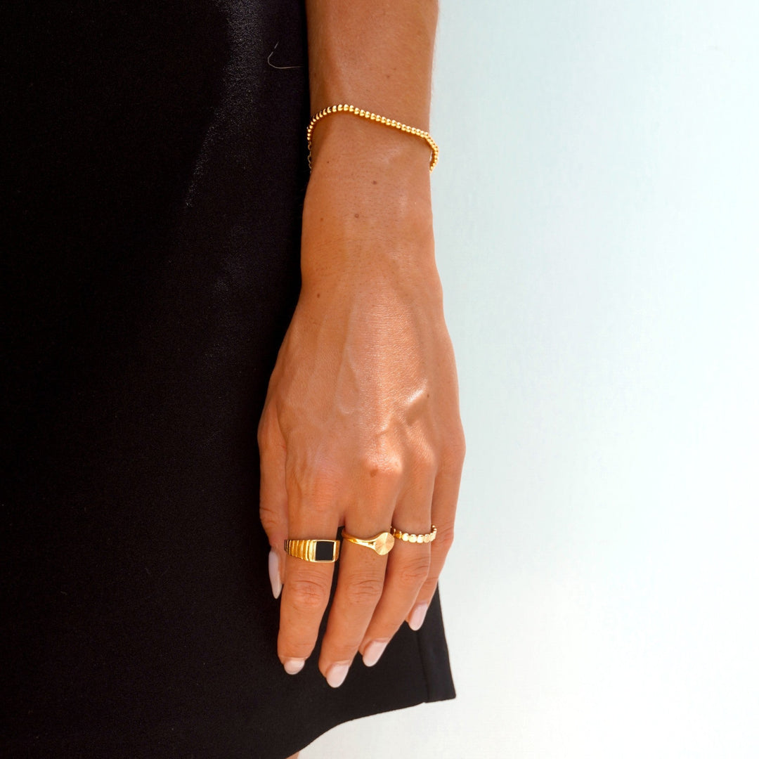 Nice Beaded Bracelet - Nova-Gold-State of Style