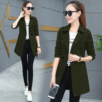 NiceBlazer – Elegant & Versatile Women's Blazer-Army Green-S-State of Style