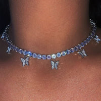 NiceChain – Elegant & Timeless Necklace for Women-Blue/Silver-State of Style