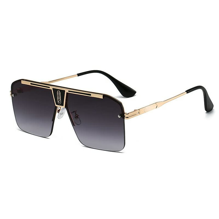 NiceGlasses – Stylish & Protective Unisex Sunglasses-Gold-State of Style
