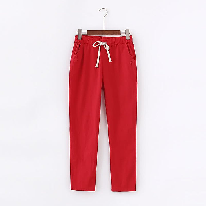 NicePants – Stylish & Comfortable Pants for Women-Bright Red-2XL-State of Style