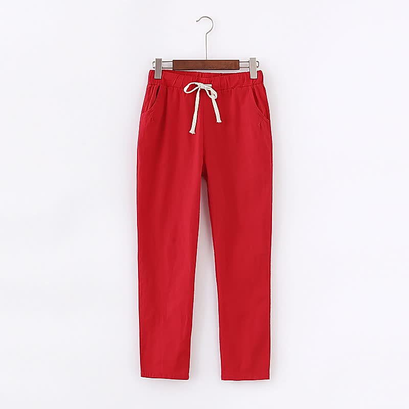 NicePants – Stylish & Comfortable Pants for Women-Bright Red-2XL-State of Style