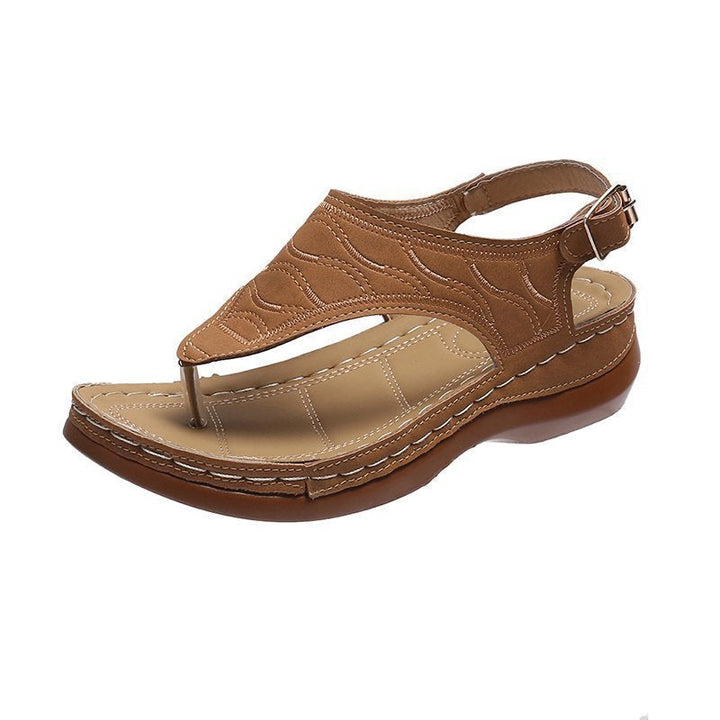 NiceSandals – Comfortable & Stylish Sandals for Women-Brown-4.5-State of Style