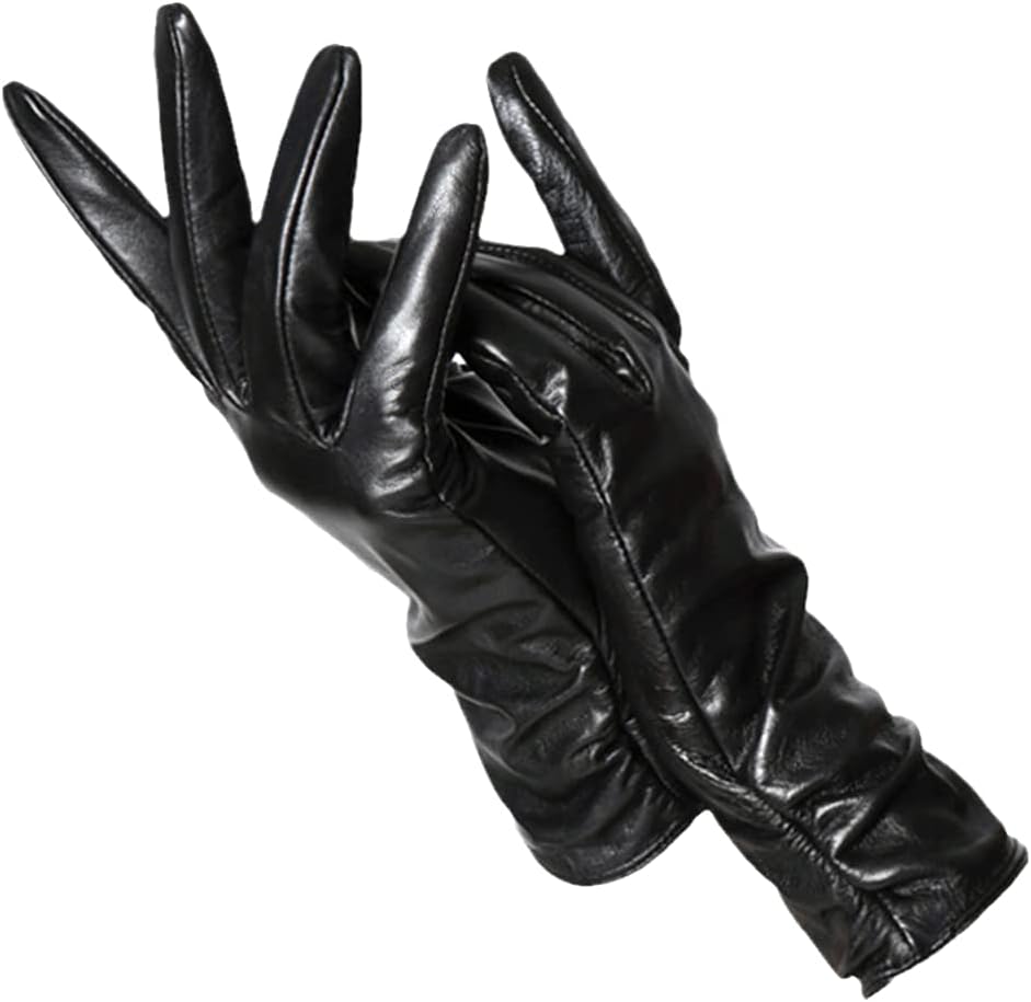 Nicole Leather Gloves | Classic & Stylish-Black-S-State of Style