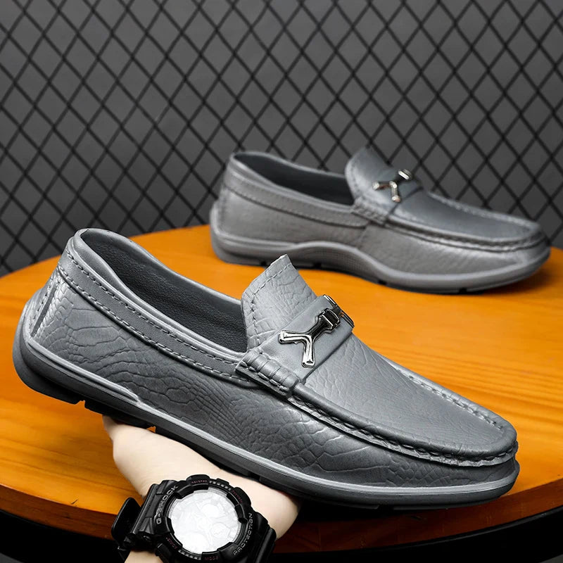 Niels - Orthopedische Klassieke Zwarte Loafers-Zwart-39-State of Style