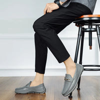 Niels - Orthopedische Klassieke Zwarte Loafers-Zwart-39-State of Style