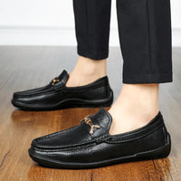 Niels - Orthopedische Klassieke Zwarte Loafers-Zwart-39-State of Style